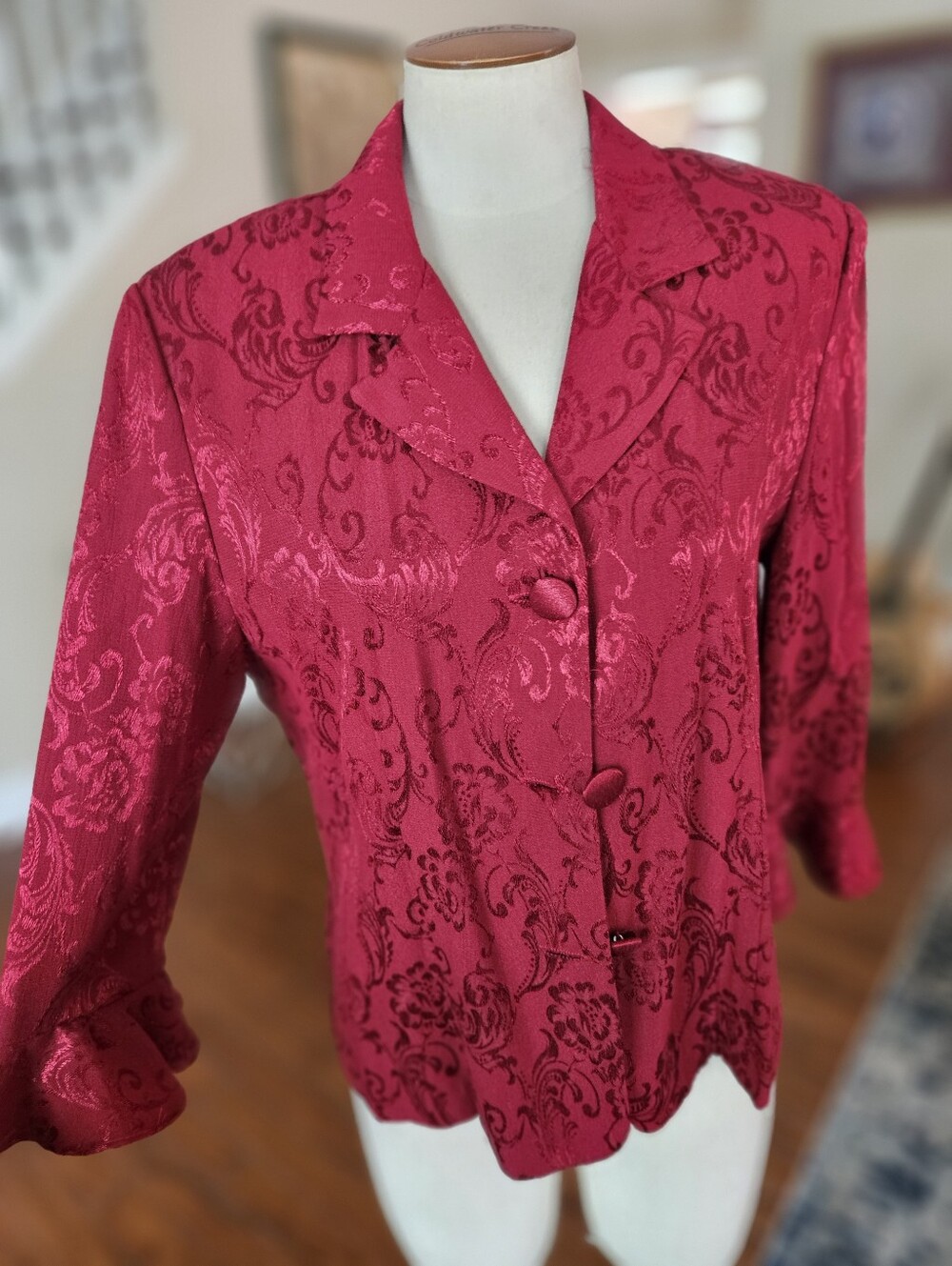 VTG Jessica Howard Paisley Blazer Jacket Size 14